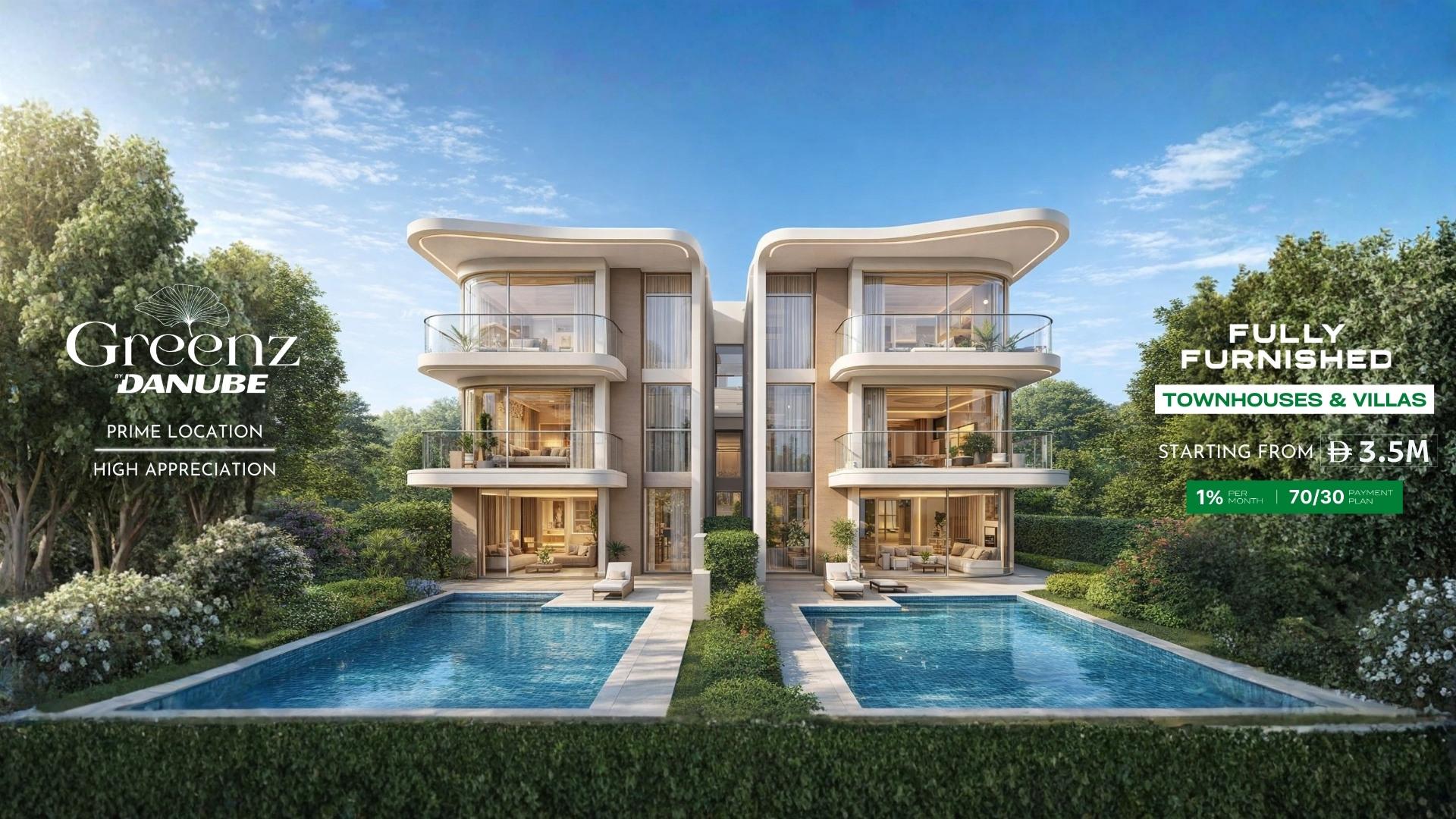 Greenz by Danube: A Landmark Townhouse Community in Dubai Academic City