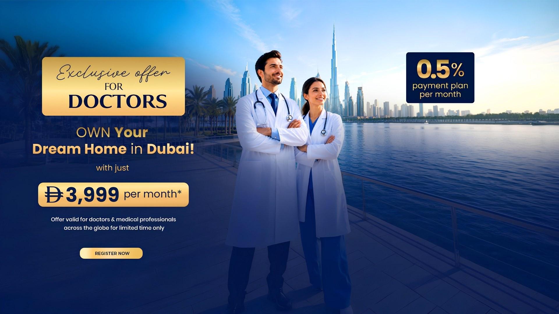 Danube Doctors' Offer 2026: Own Dubai Property for AED 3,999/Month