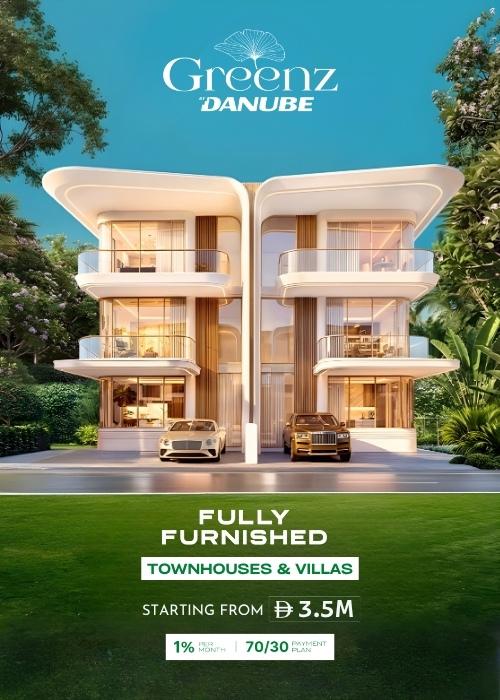 Greenz By Danube – Luxury Fully Branded Furnished Townhouses in Dubai Blog Banner